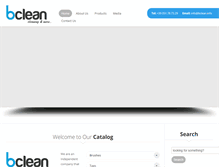 Tablet Screenshot of bclean.info